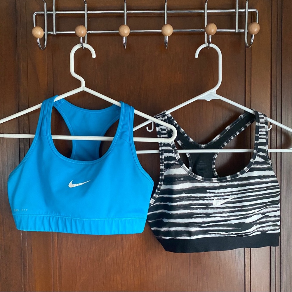 2 medium Nike sport sports bras.